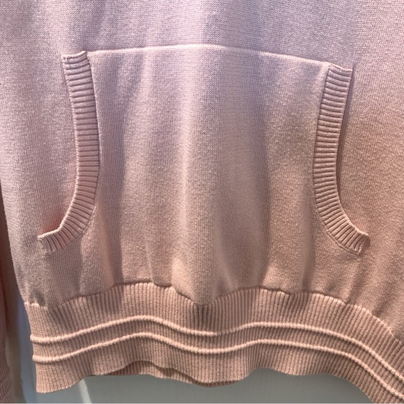 ATHLETA Blush Pink Evergreen Knit Hoodie with Pocket Size S/P - Picture 9 of 14